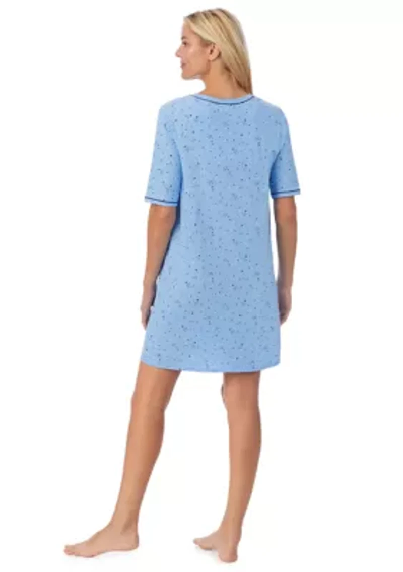 Moisture Wicking Elbow Sleeve Sleep T-Shirt