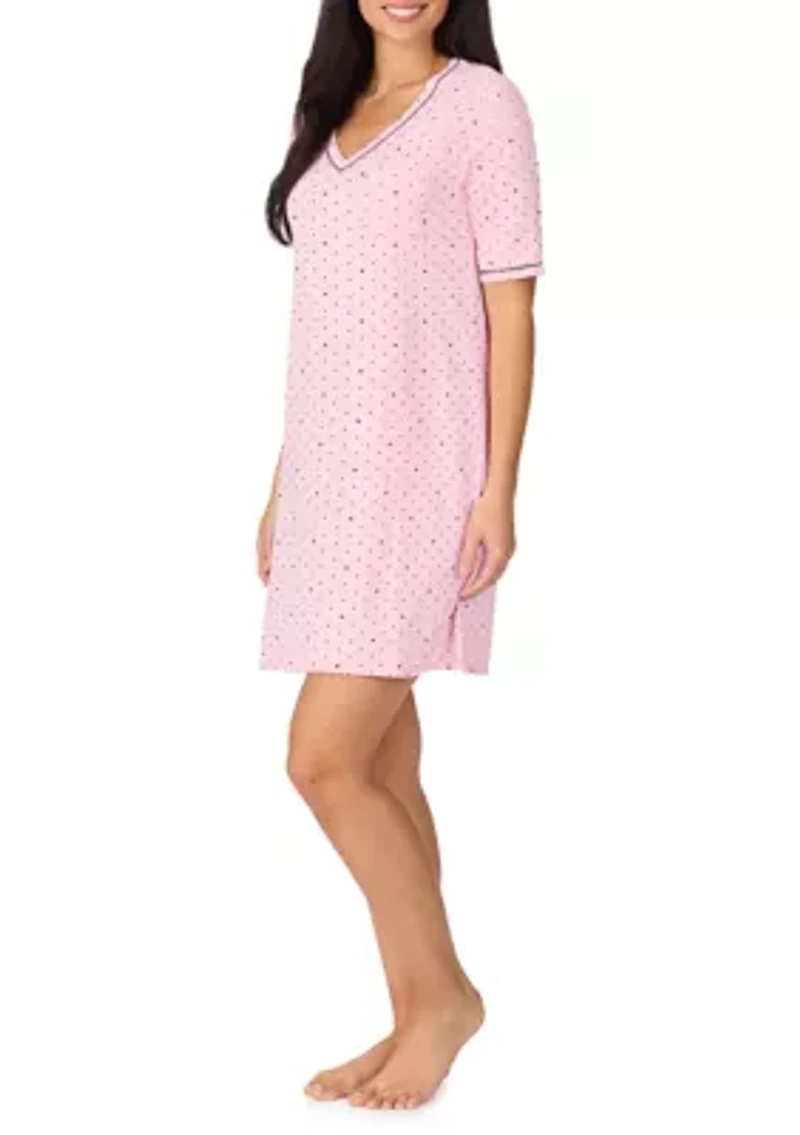 Moisture Wicking Elbow Sleeve Sleep T-Shirt