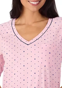 Moisture Wicking Elbow Sleeve Sleep T-Shirt