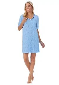Moisture Wicking Elbow Sleeve Sleep T-Shirt