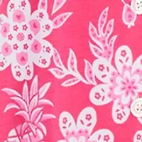 Short Sleeve Notch Collar Cropped Pajama Set