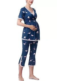 Koi Maternity Nursing PJ Set