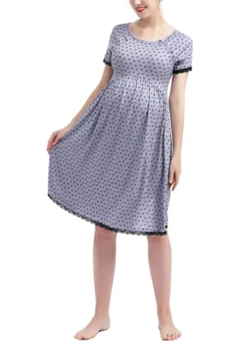 Exa Maternity/Nursing Nightgrown