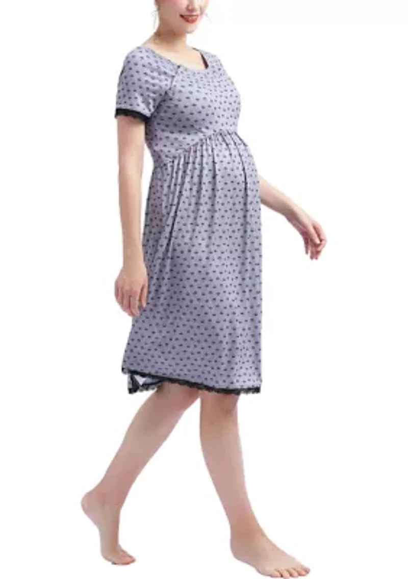 Exa Maternity/Nursing Nightgrown