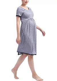 Exa Maternity/Nursing Nightgrown