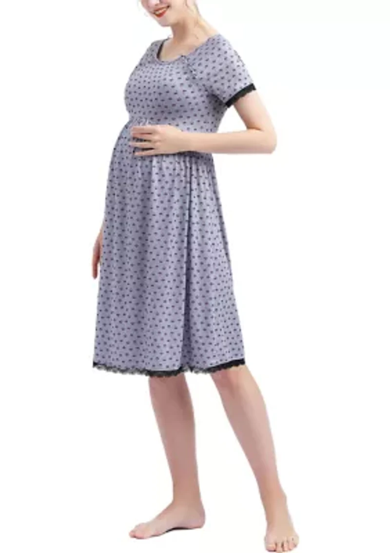 Exa Maternity/Nursing Nightgrown