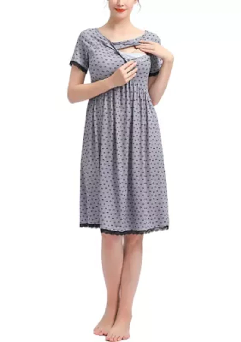 Exa Maternity/Nursing Nightgrown