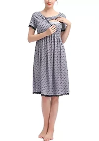Exa Maternity/Nursing Nightgrown