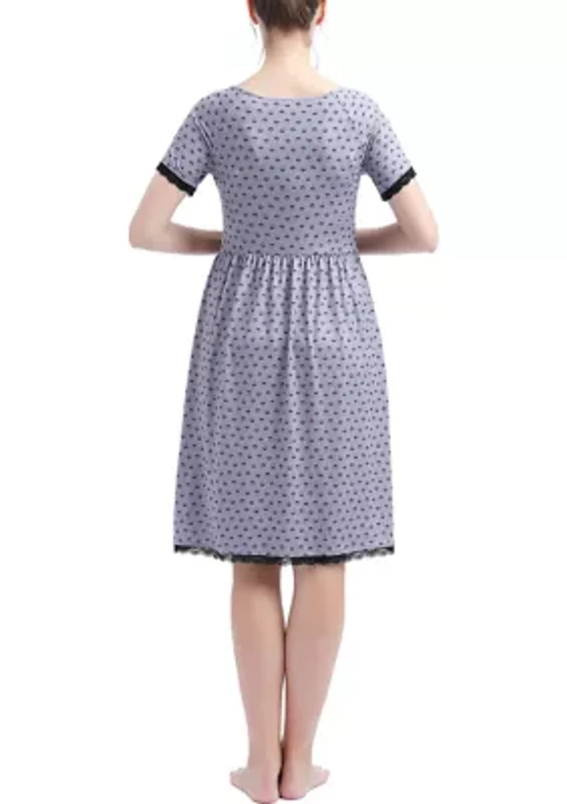 Exa Maternity/Nursing Nightgrown