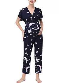 Birdie Maternity Nursing PJ Set