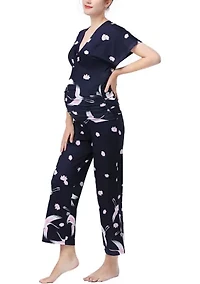 Birdie Maternity Nursing PJ Set