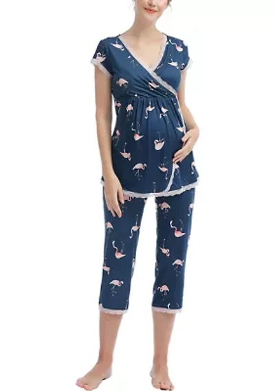 Addison Maternity Nursing PJ Set