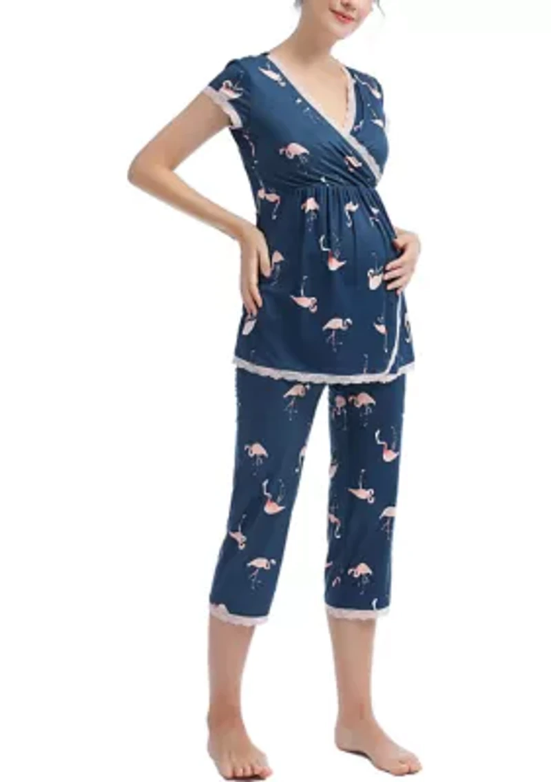 Addison Maternity Nursing PJ Set