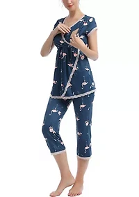 Addison Maternity Nursing PJ Set