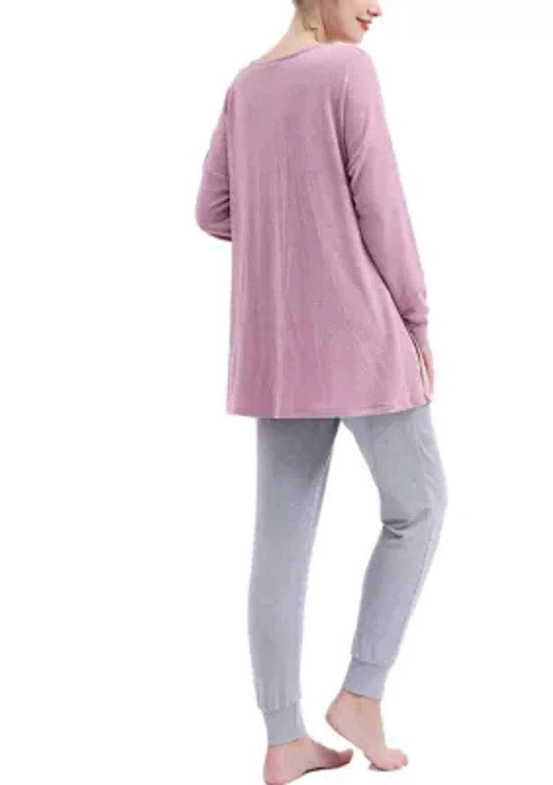 Emilia Maternity/Nursing Lounge Sweatshirt & Jogger Pants