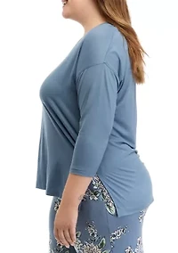 Plus Luxe V-Neck Sleep T-Shirt