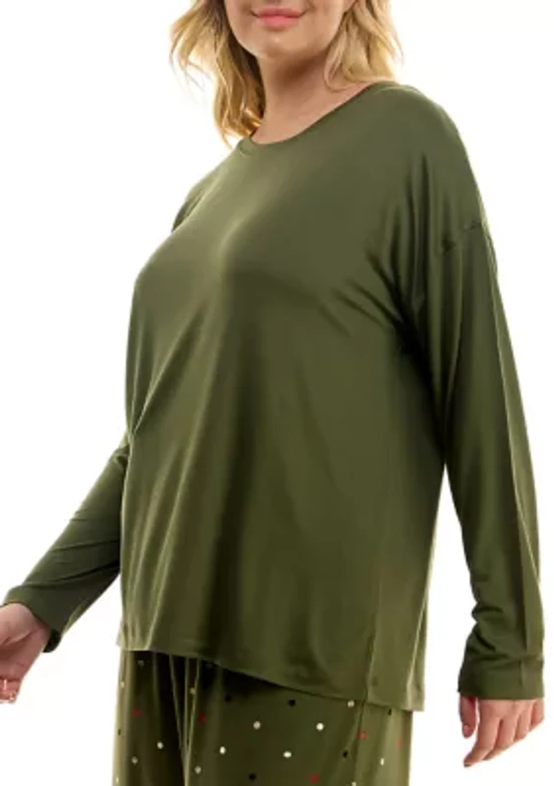 Plus Luxe Long Sleeve Sleep T-Shirt