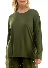 Plus Luxe Long Sleeve Sleep T-Shirt