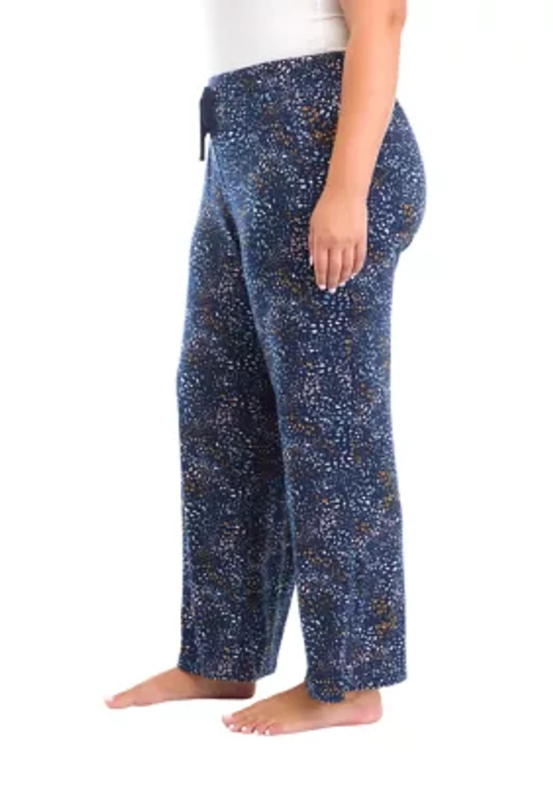 Plus Printed Pajama Pants