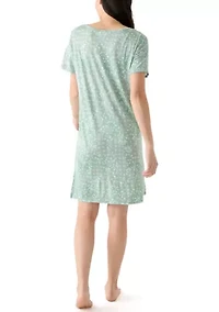 Short Sleeve Printed Sleepshirt