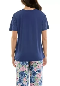 Women's Short Sleeve Lush Luxe Sleep T-Shirt