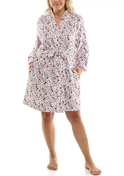 Plus Waffle Wrap Robe