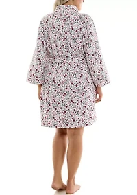 Plus Waffle Wrap Robe