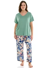 Plus Short Sleeve Lush Luxe Sleep T-Shirt