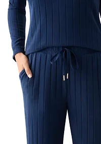 Ribbed Henley Pajama Set