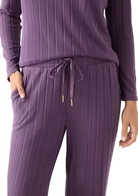 Ribbed Henley Pajama Set