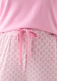 Plus Knit Folded Pajama Set