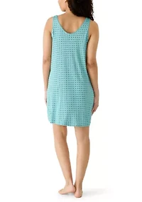 Sleeveless Tie Front Chemise