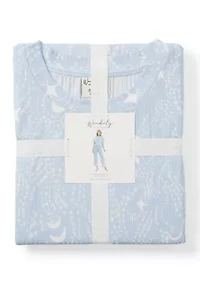 Plus Mom Day Boxy T-Shirt and Cropped Pants Set