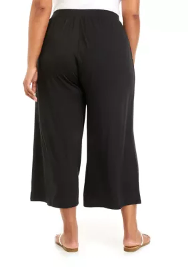 Plus Capri Pajama Pants