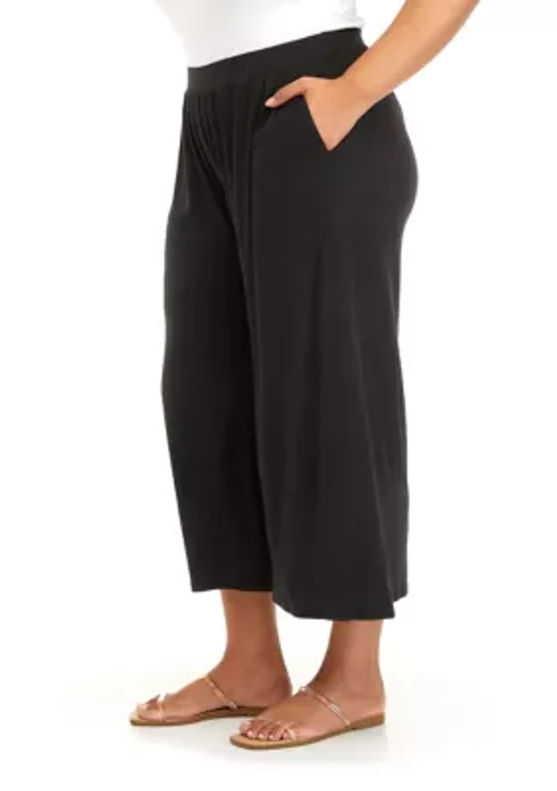 Plus Capri Pajama Pants