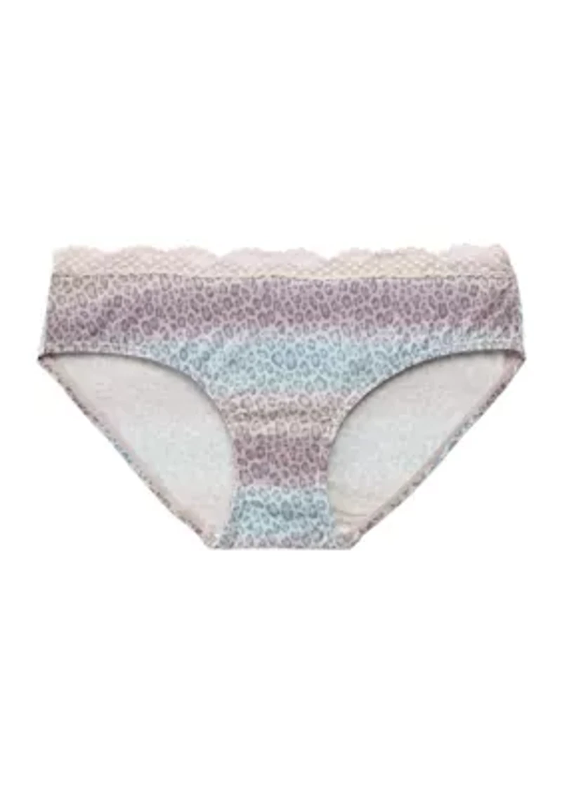 Printed Lace Hipsters