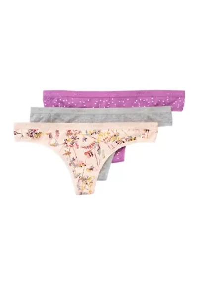 3-Pack Thongs