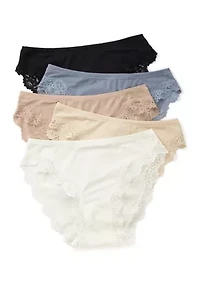 Fits Everybody Lace Bikini Panty - 5 Pack