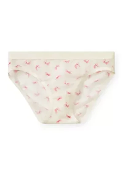 Shinetastic Mesh Bikini Panties