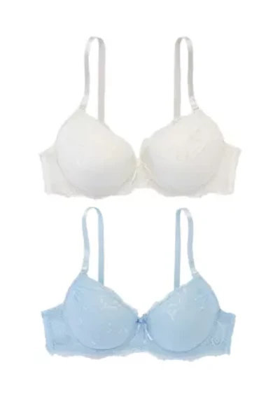 Lace Light Push Up Bra - 2 Pack