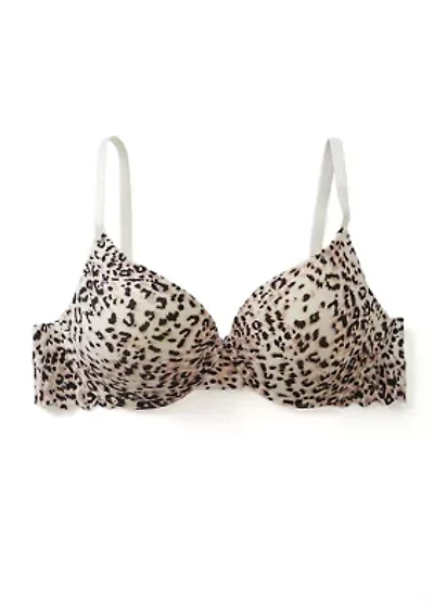 Scalloped Edge Push Up Demi Bra