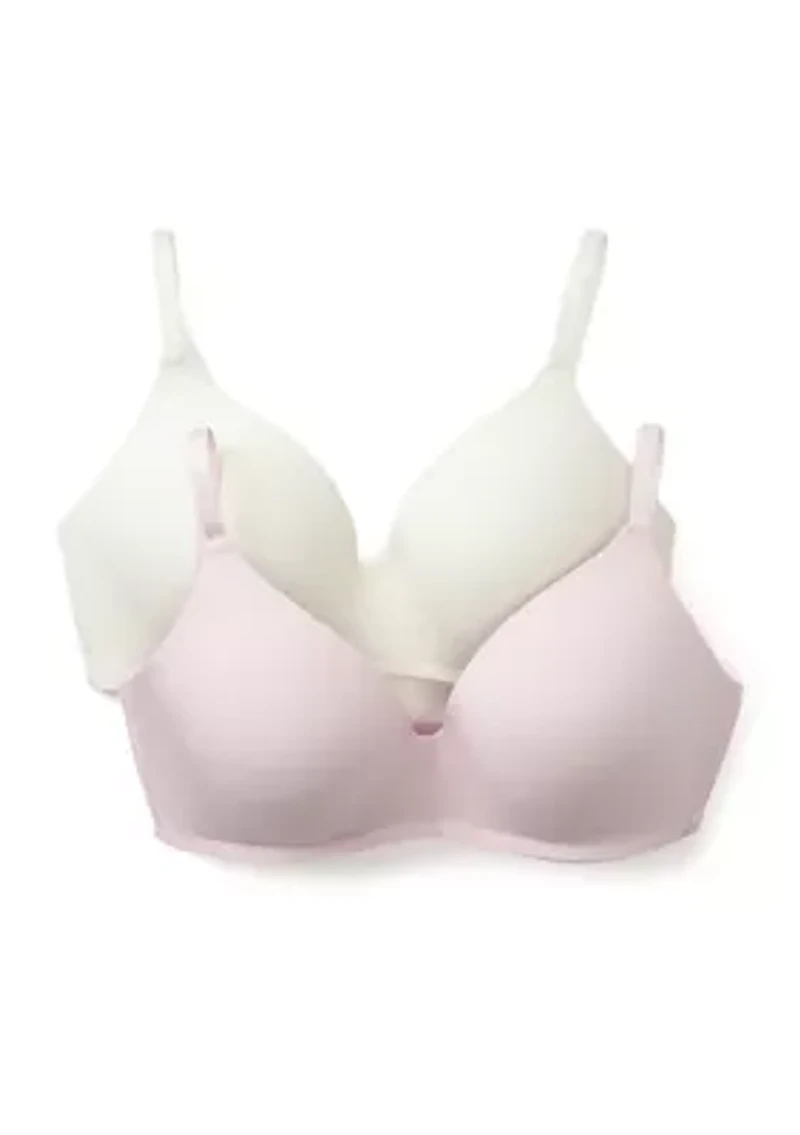 Essentials Wirefree Bra - 2 Pack