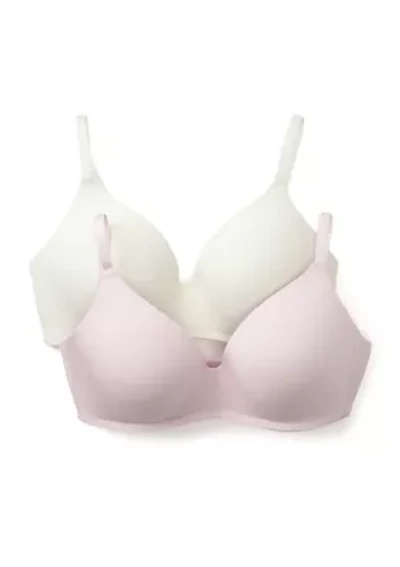 Essentials Wirefree Bra - 2 Pack
