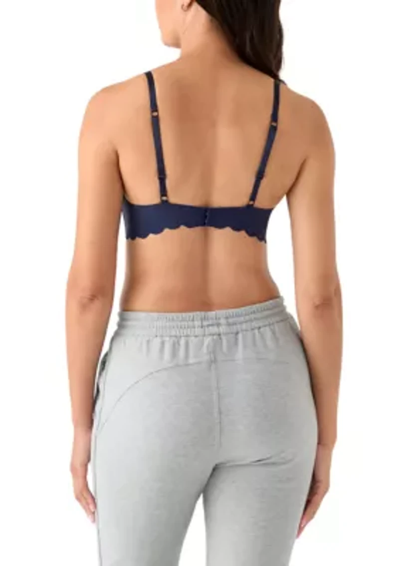 Scalloped Edge Lift Wirefree Bra