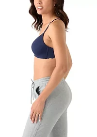 Scalloped Edge Lift Wirefree Bra
