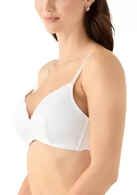 Lace Scalloped Edge Lift Wire Free Bra