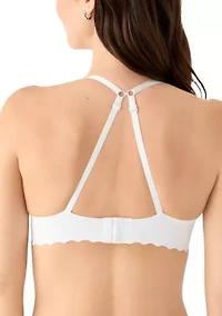 Lace Scalloped Edge Lift Wire Free Bra