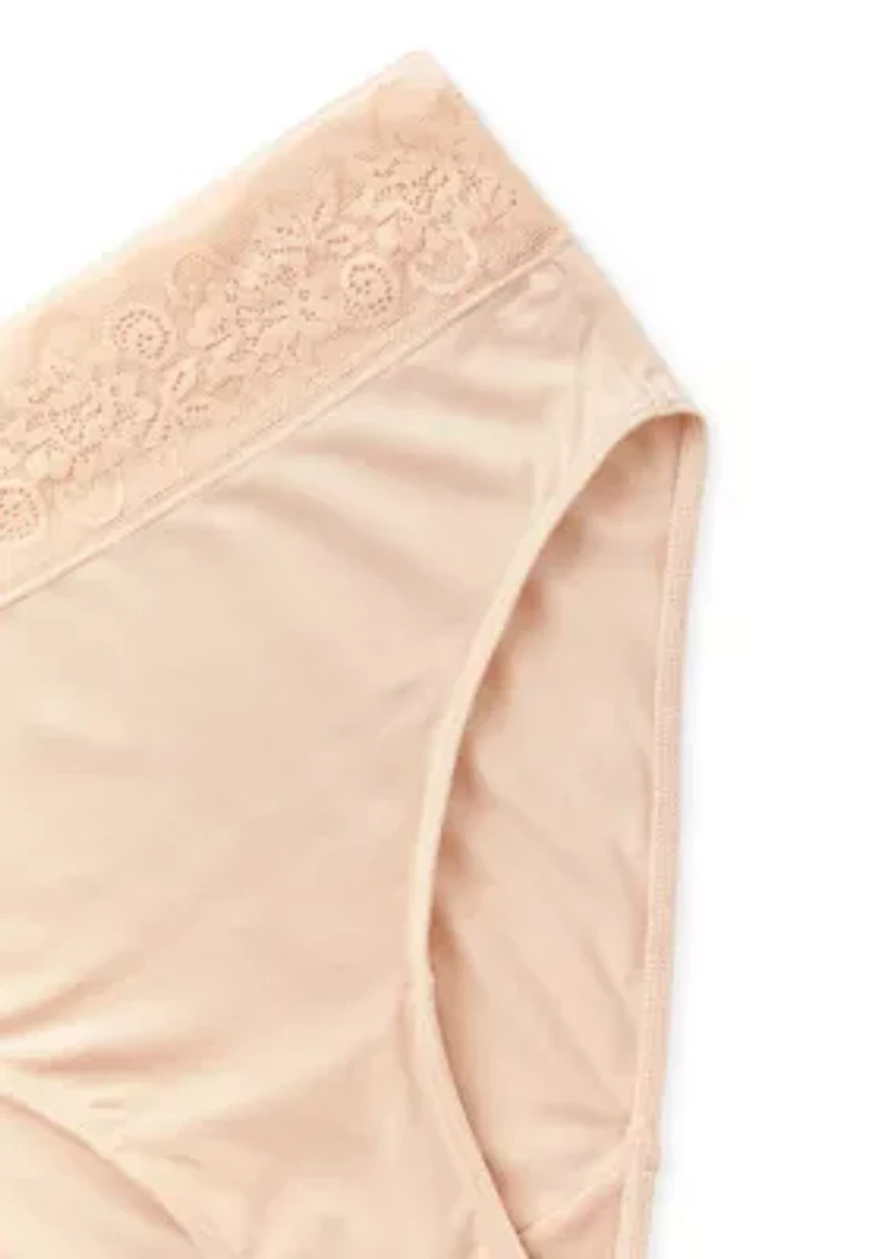 Lace Waist Soft Comfort High-Cut Brief