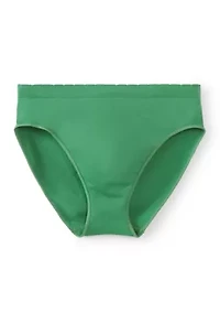 Seamless Scallop Hi-Cut Panties