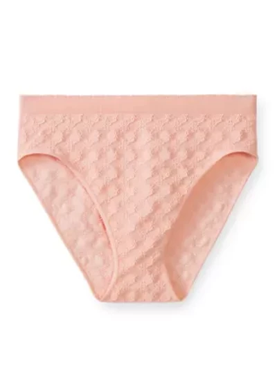 Seamless Scalloped High Cut Panties